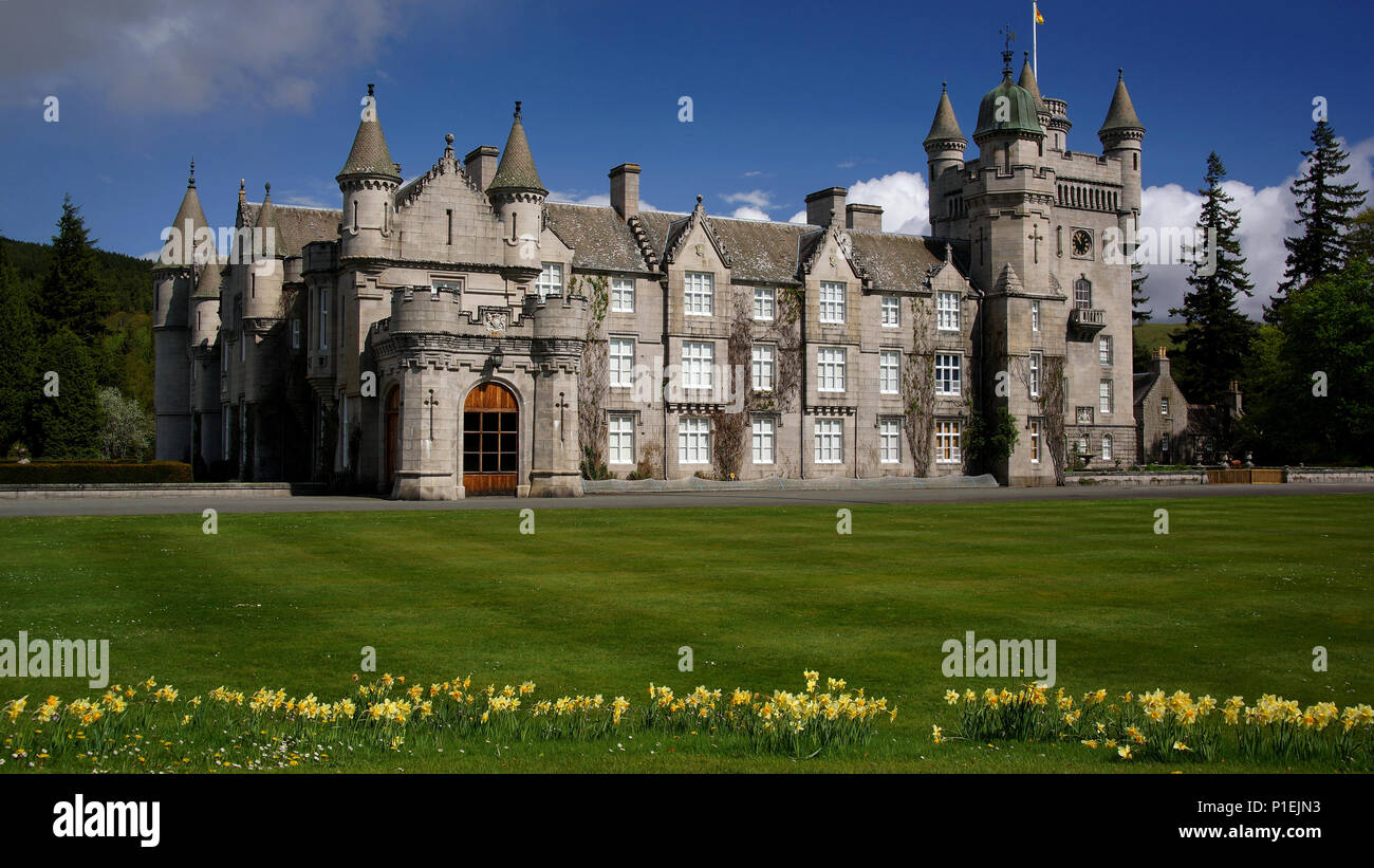 Balmoral Castle, Scotland,                                , Castle Balmoral, Schottland, Stock Photo