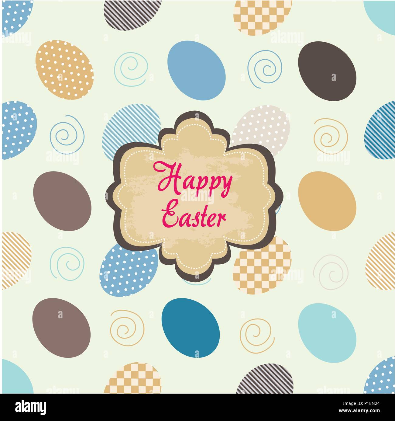 Easter card Stock Vector