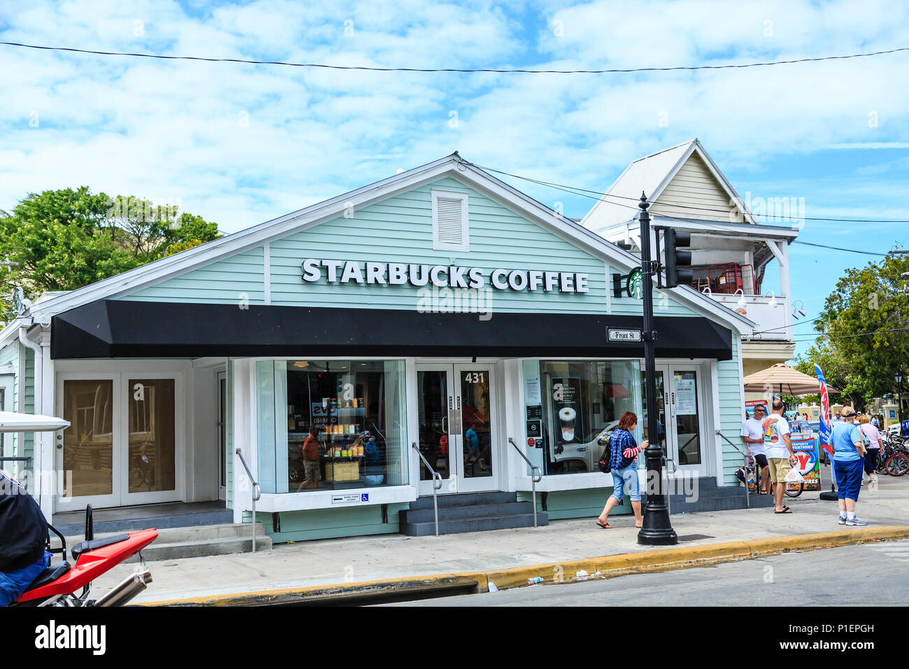 New Starbucks in Key West Stock Photo Alamy