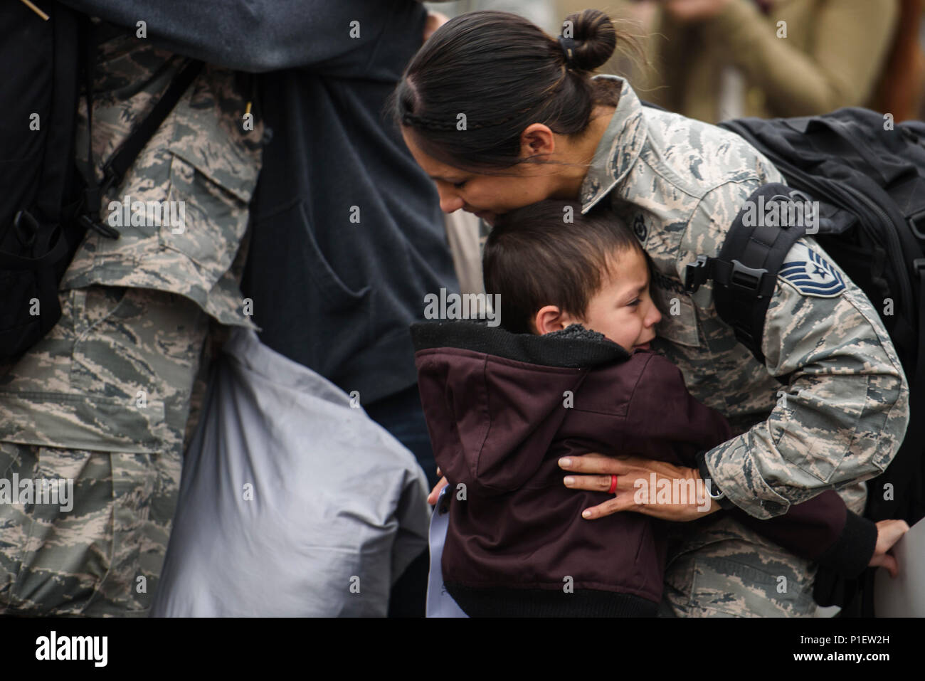 Airmen assigned to the 606th Air Control Squadron reunite with their ...