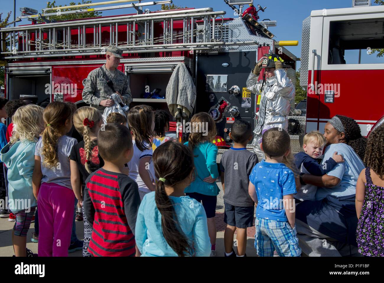 Senior Airman Tyler Startt and Airman Patrick McLoughlin, 375th Civil