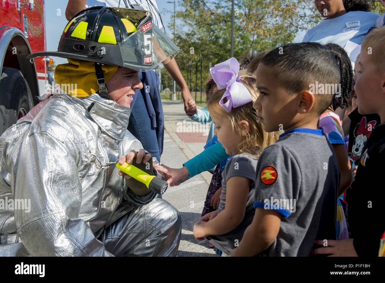 Airman Patrick McLoughlin, 375th Civil Engineering Squadron firefighter