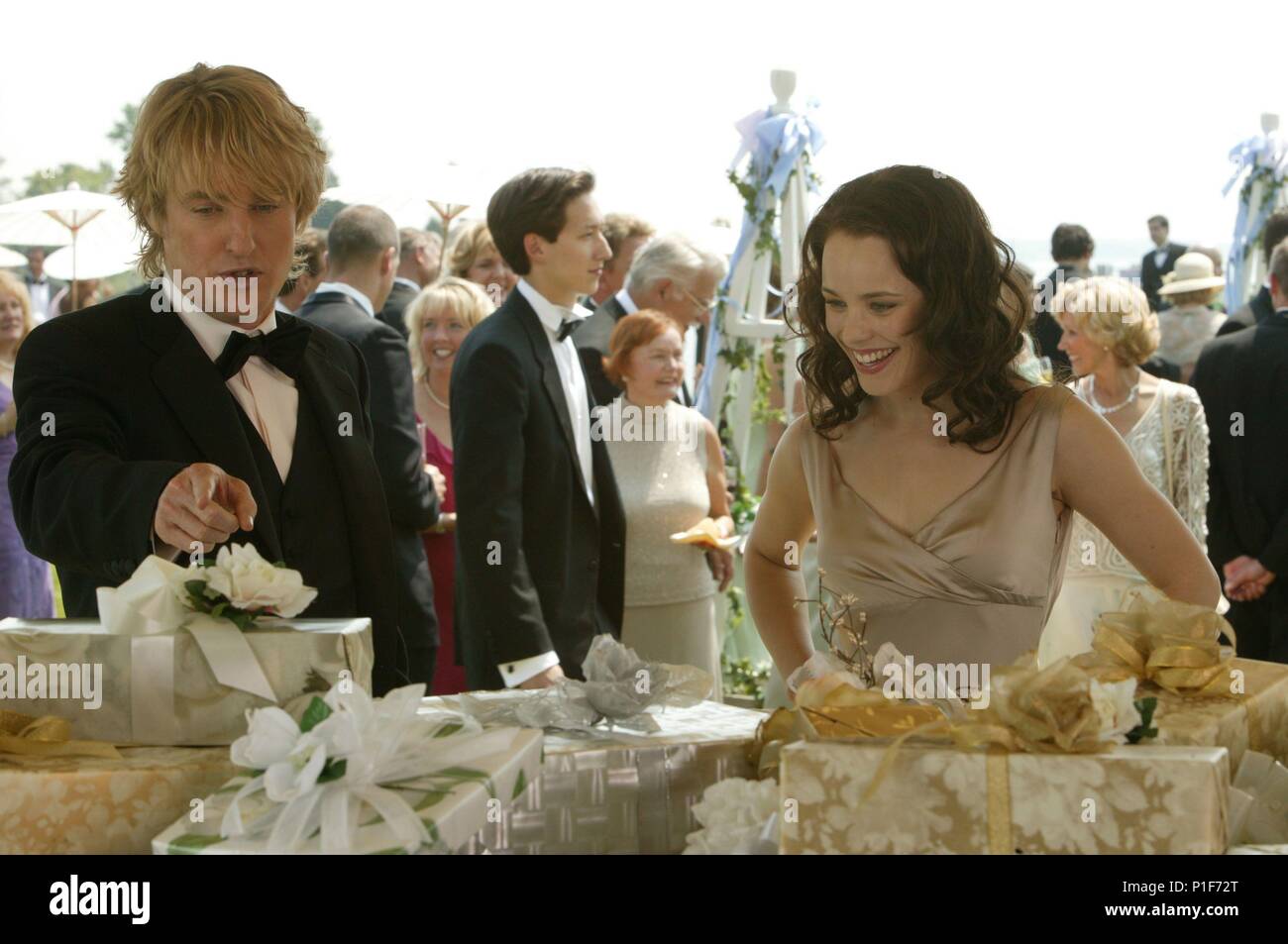 Original Film Title: THE WEDDING CRASHERS.  English Title: THE WEDDING CRASHERS.  Film Director: DAVID DOBKIN.  Year: 2005.  Stars: OWEN WILSON; RACHEL MCADAMS. Credit: NEW LINE CINEMA / CARTWRIGHT, RICHARD / Album Stock Photo