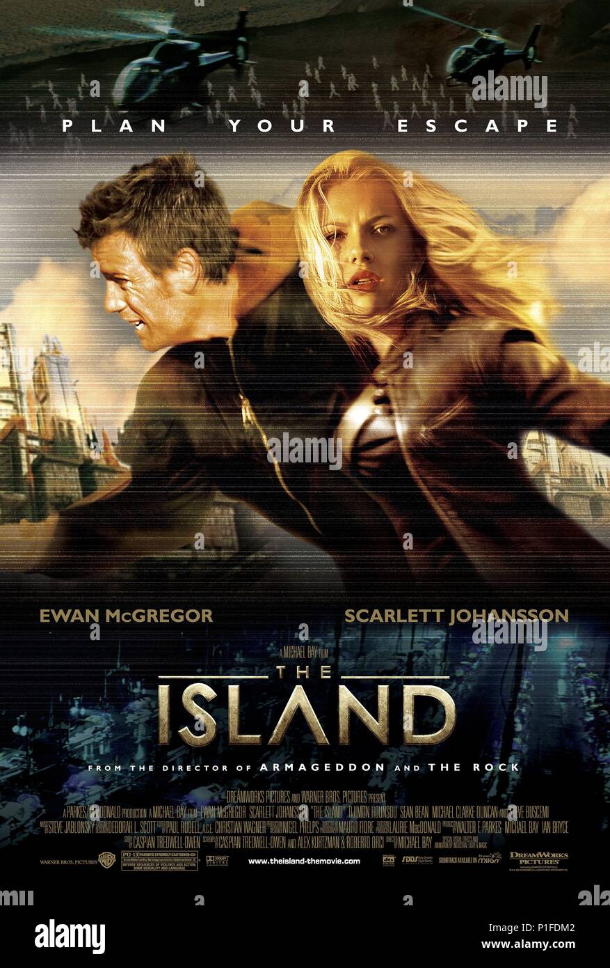 Original Film Title: THE ISLAND.  English Title: THE ISLAND.  Film Director: MICHAEL BAY.  Year: 2005. Credit: DREAMWORKS / Album Stock Photo