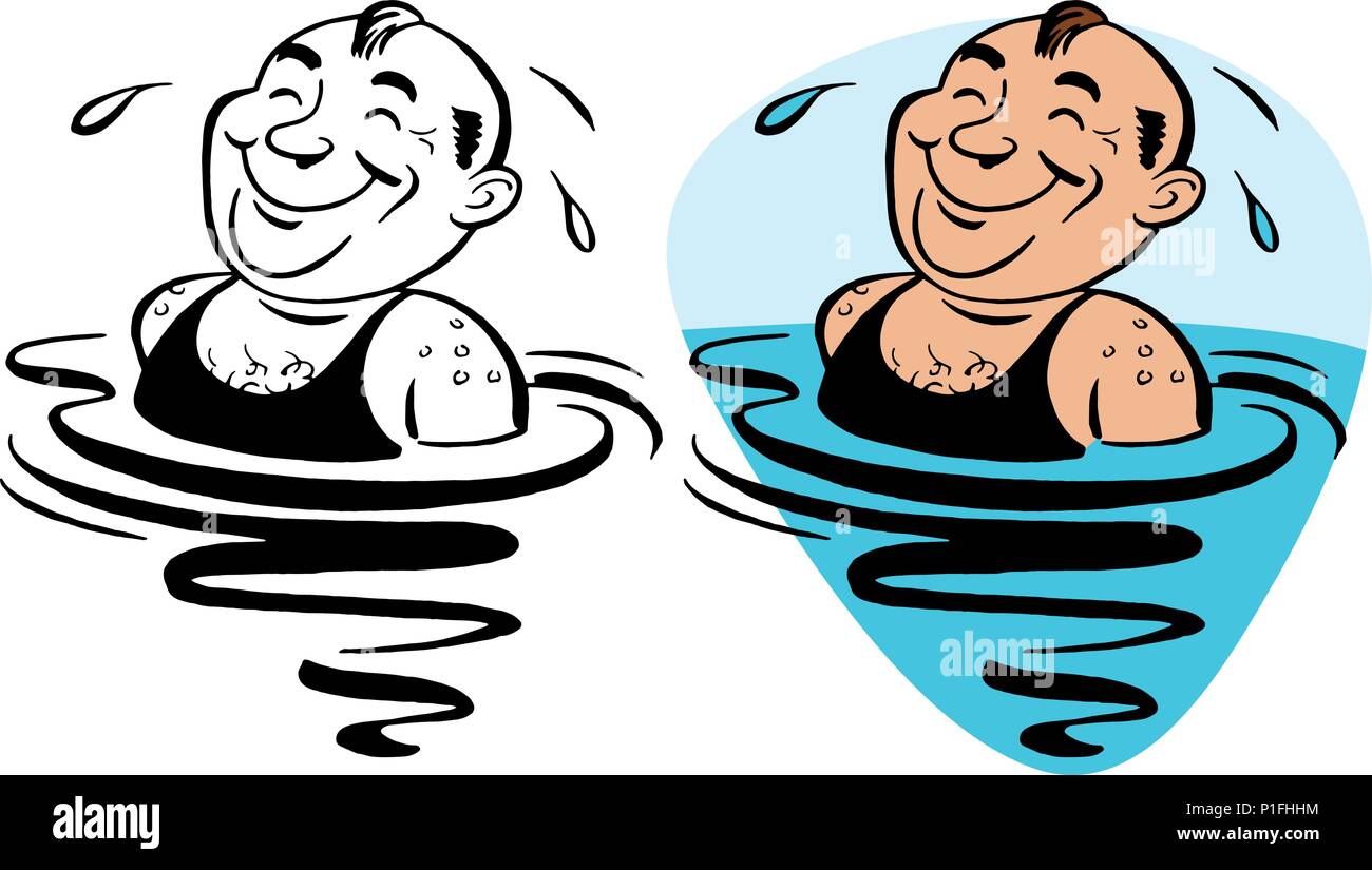 Cartoon bathing suit hi-res stock photography and images - Alamy