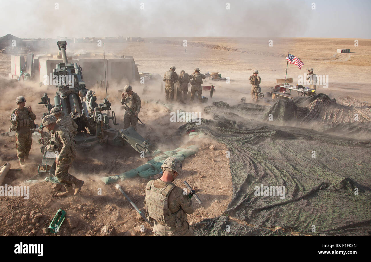 Проблемы военных конфликтов. M777 в Ираке.