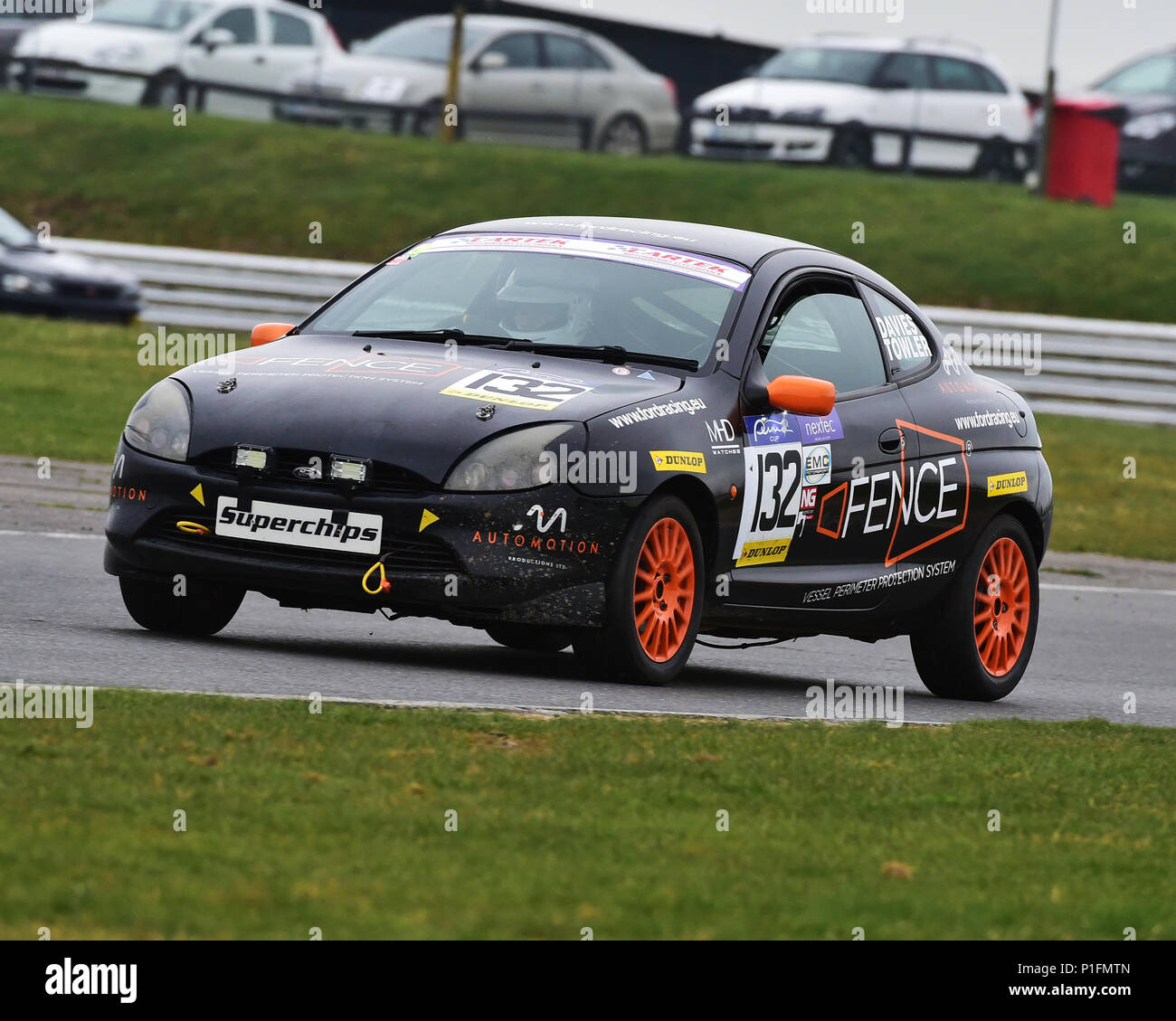 Dafydd Davies, Ford Puma, Modern Classics, Nextec Puma Cup, CSCC,  Snetterton Motor racing circuit, Snetterton, Norfolk, England, Saturday 7th  April 20 Stock Photo - Alamy