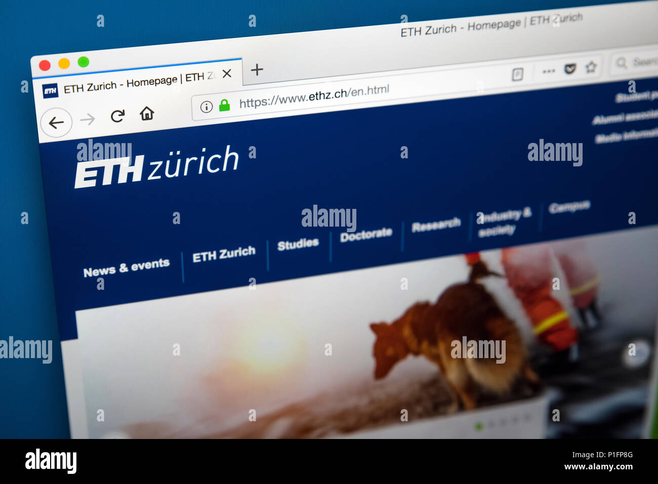 eth zurich official website