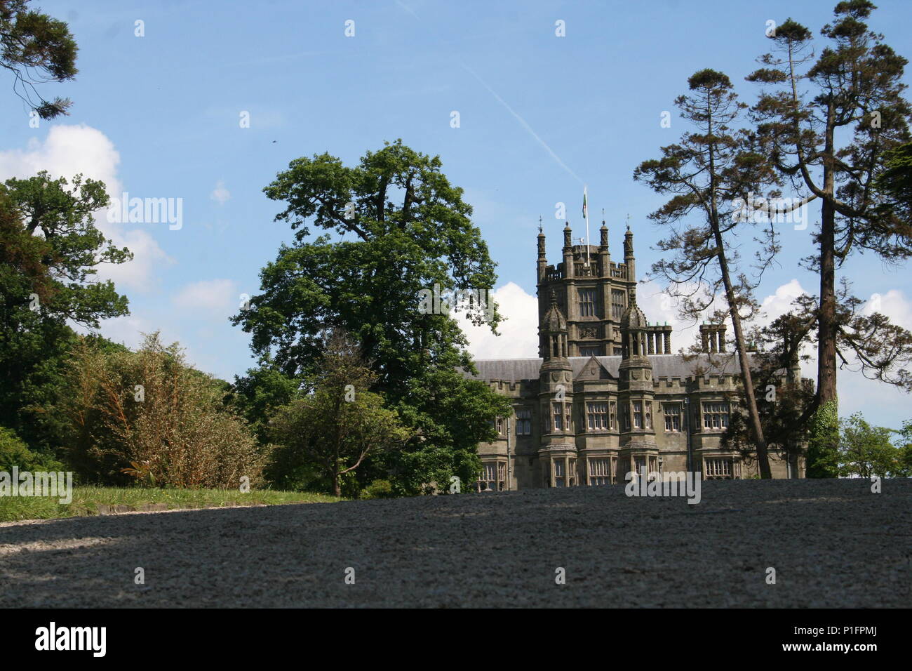 Margam country house and park set in rolling countryside, port talbot just outside swansea Stock Photo