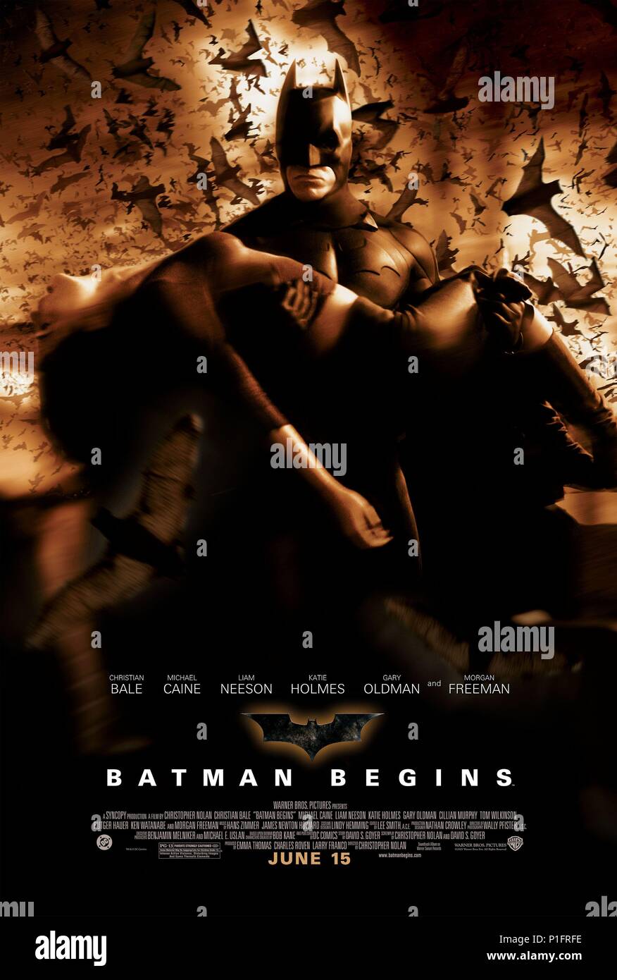 Batman begins poster hi-res stock photography and images - Alamy