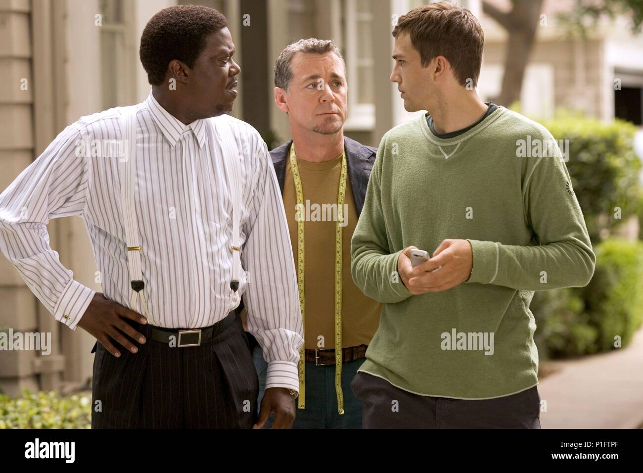Original Film Title: GUESS WHO?. Title: GUESS WHO?. Director: KEVIN RODNEY SULLIVAN. Year: 2005. Stars: ASHTON KUTCHER; BERNIE MAC; CURTIS-BROWN. Credit: COLUMBIA PICTURES / Album Stock Photo - Alamy