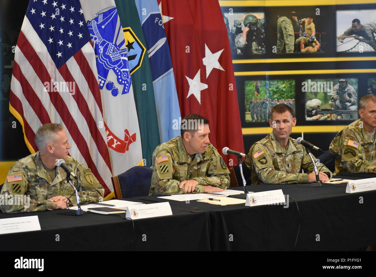 U.S. Army leaders at Fort Benning, Georgia, discussed the Infantry ...