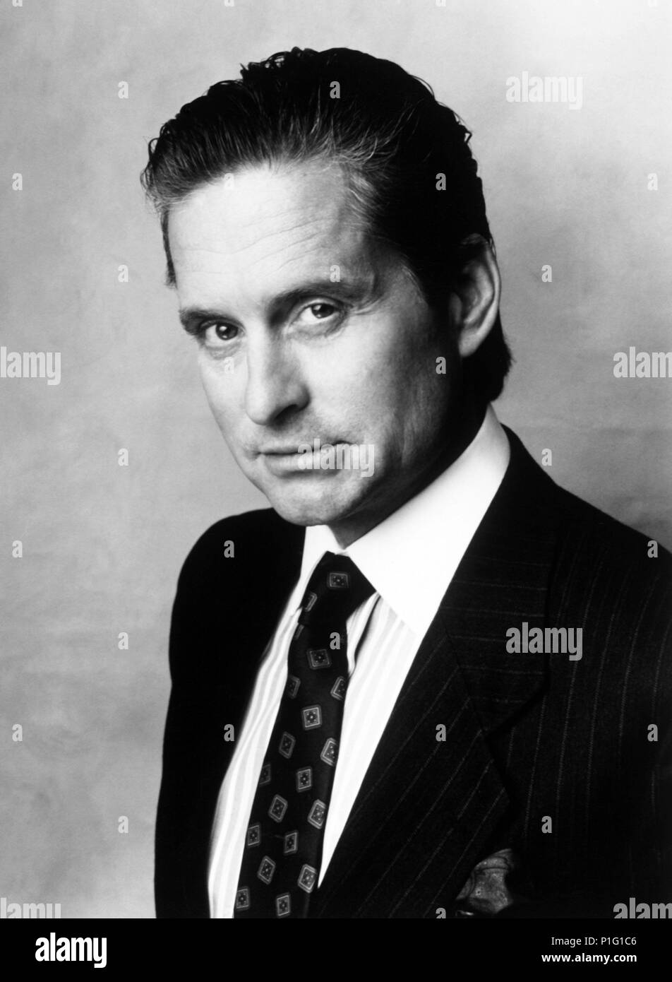 Original Film Title: WALL STREET.  English Title: WALL STREET.  Film Director: OLIVER STONE.  Year: 1987.  Stars: MICHAEL DOUGLAS. Credit: 20TH CENTURY FOX / SCHWARTZ, ANDY / Album Stock Photo