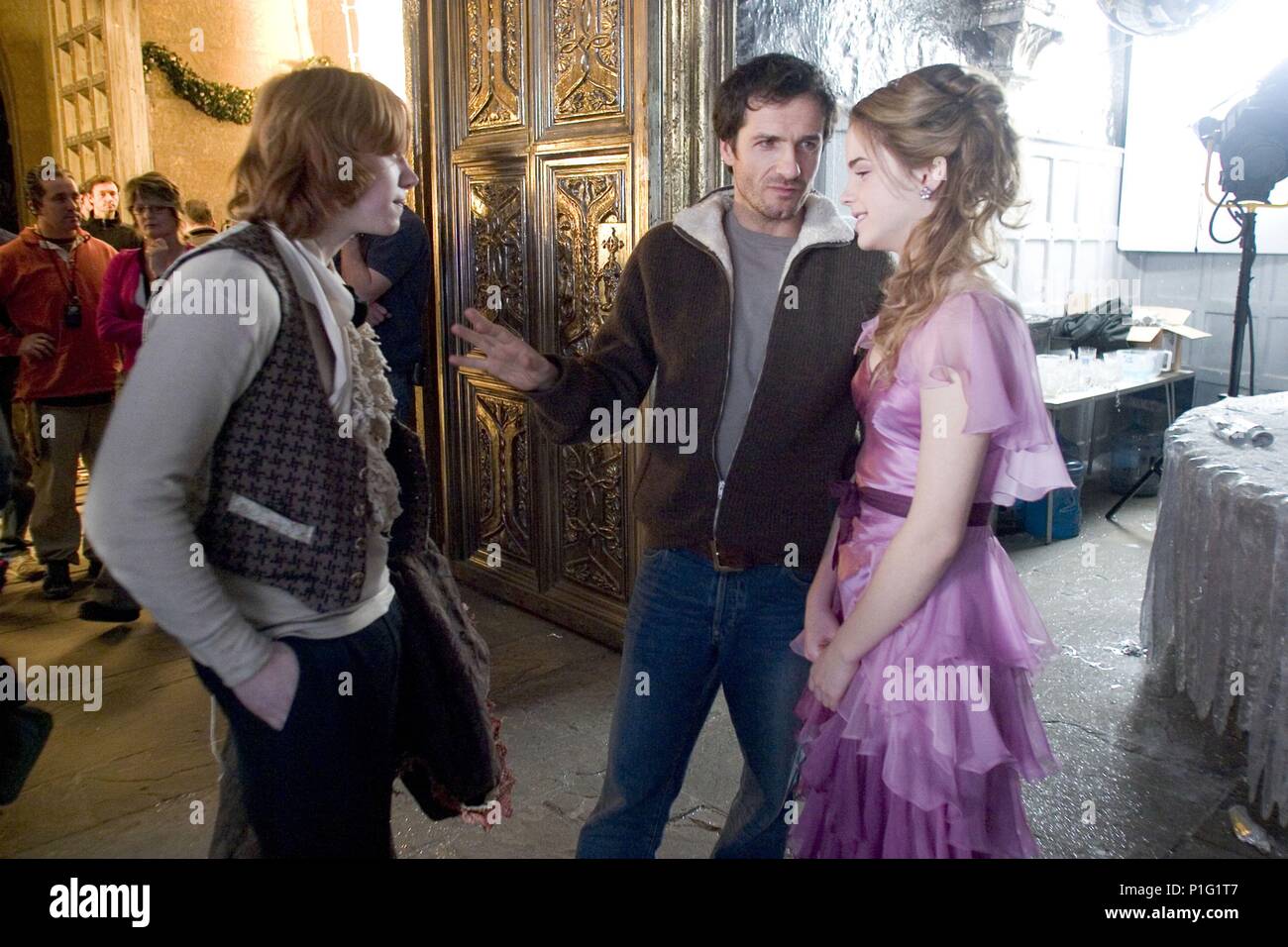 Emma Harry Goblet Fire Film Stock Photos Emma Harry Goblet