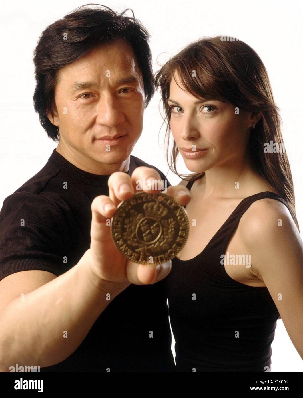 Original Film Title: THE MEDALLION.  English Title: THE MEDALLION.  Film Director: GORDON CHAN.  Year: 2003.  Stars: JACKIE CHAN; CLAIRE FORLANI. Credit: TRI STAR PICTURES / Album Stock Photo