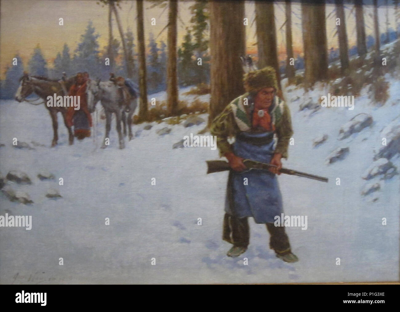 Plains indians hires stock photography and images Alamy