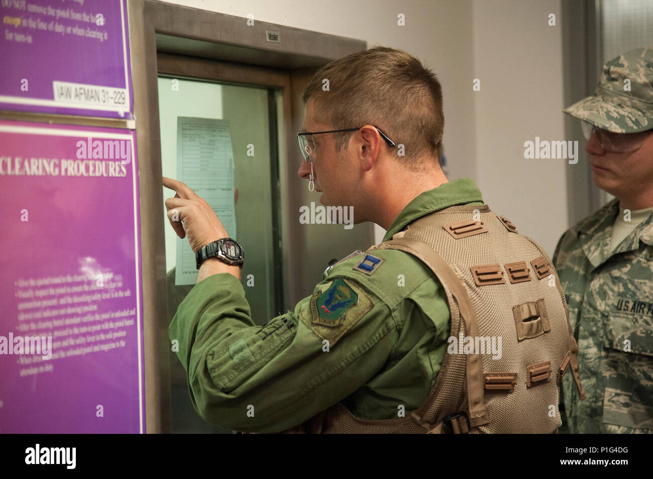 U.S. Air Force Capt. James Powers, A B-2 Spirit Pilot With The 13th ...