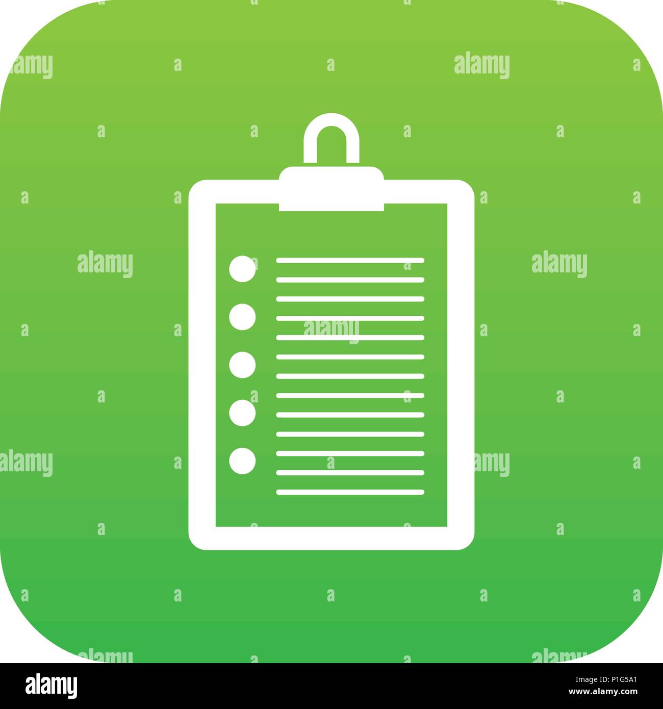 To do list icon digital green Stock Vector Image & Art - Alamy