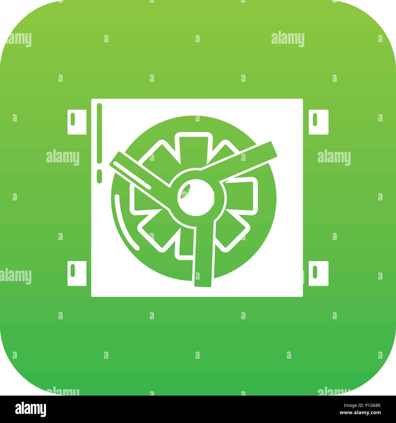 Dynamo car detail icon, simple style. Stock Vector