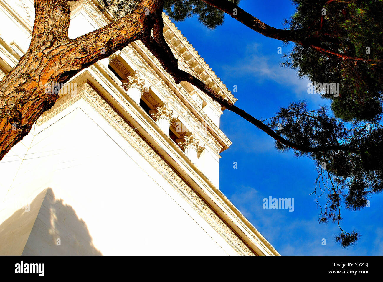 Decorative Building, Rome, Italy, Europe Stock Photo