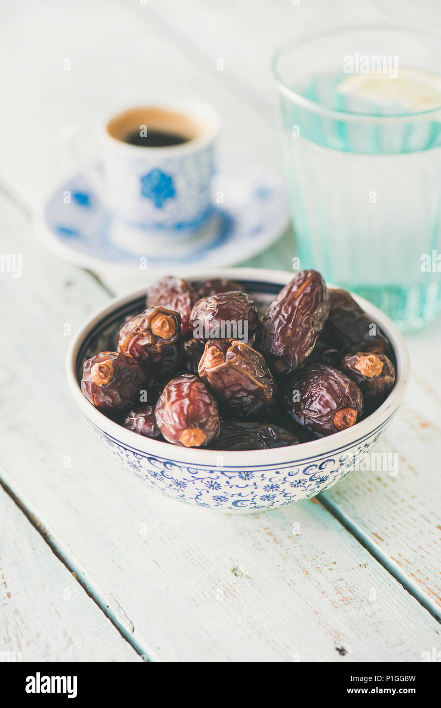 Traditional food for Ramadan iftar Stock Photo