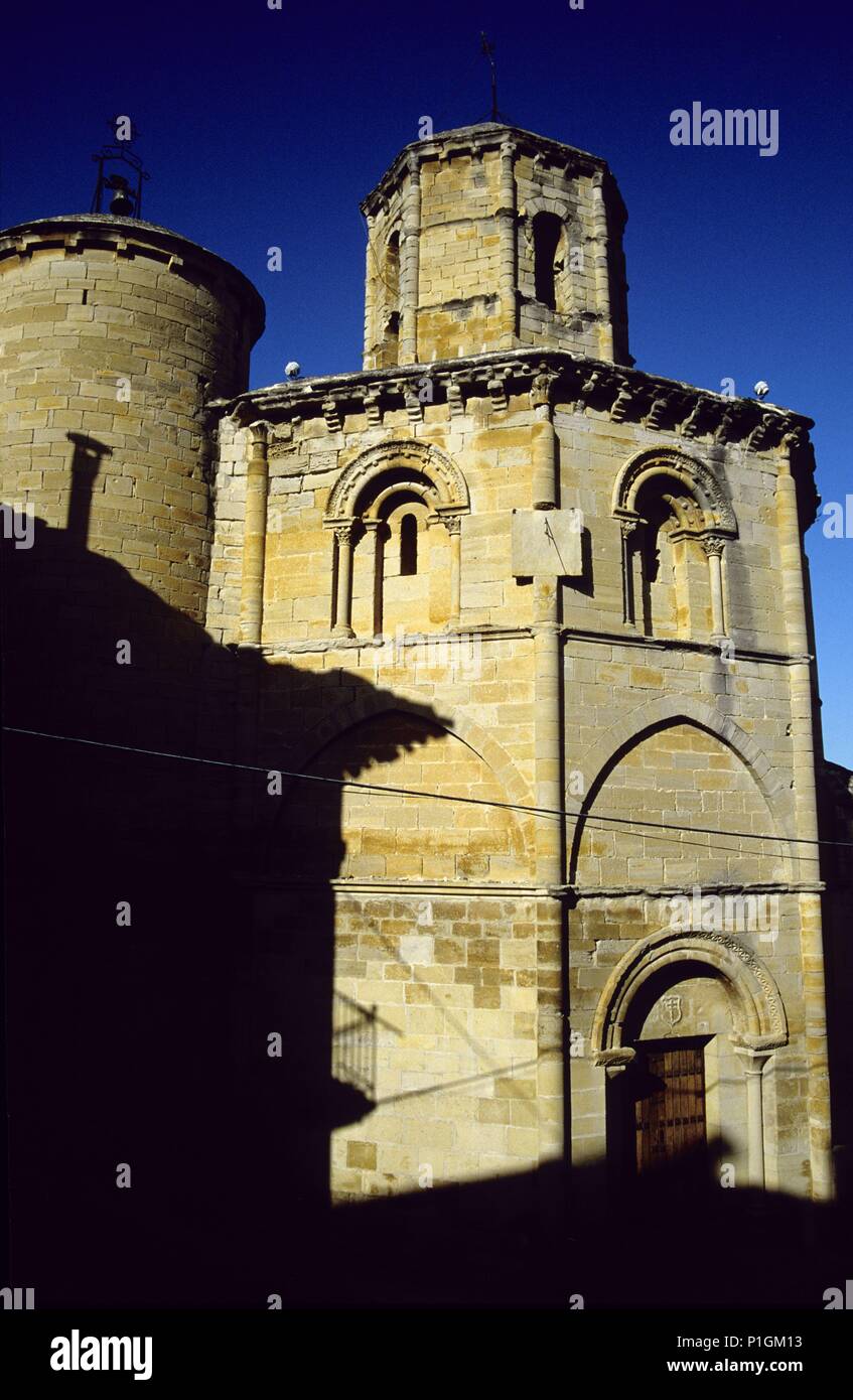 Torres del Río, Iglesia del Santo Sepulcro, ábside, Camino de Santiago