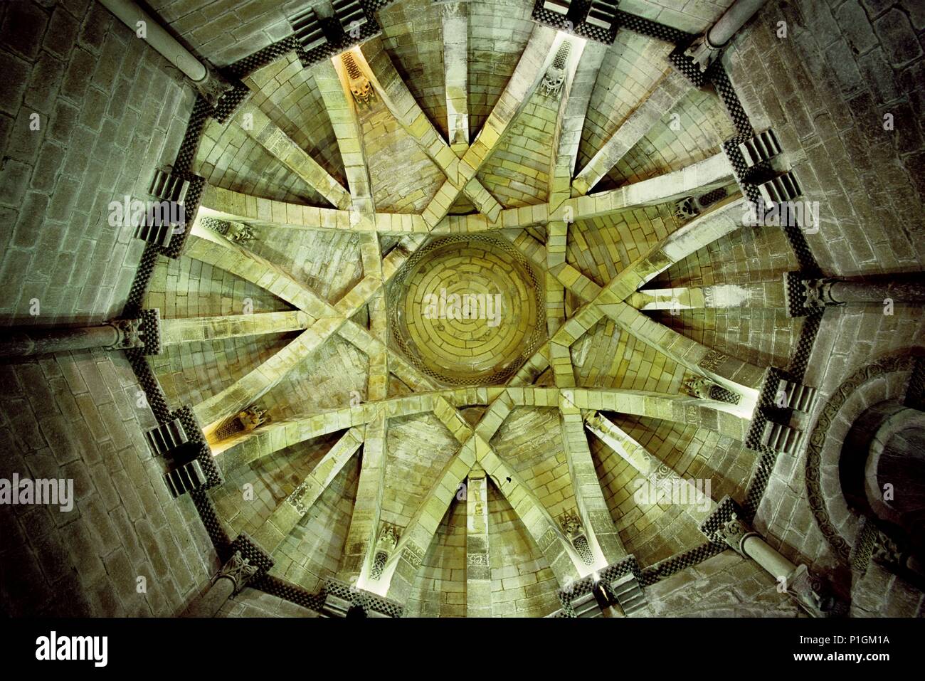 Torres del Río, Iglesia del Santo Sepulcro, cúpula, Camino de Santiago