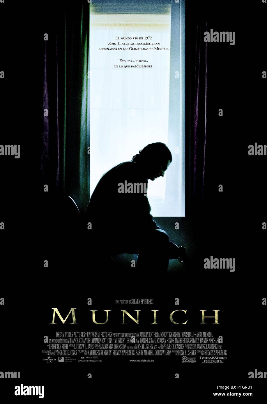 Original Film Title MUNICH. English Title MUNICH. Film Director STEVEN SPIELBERG. Year 2005
