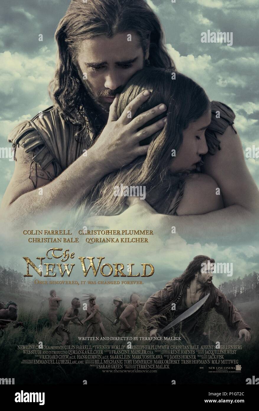 Original Film Title: NEW WORLD, THE.  English Title: NEW WORLD, THE.  Film Director: TERRENCE MALICK.  Year: 2005. Credit: NEW LINE CINEMA / Album Stock Photo