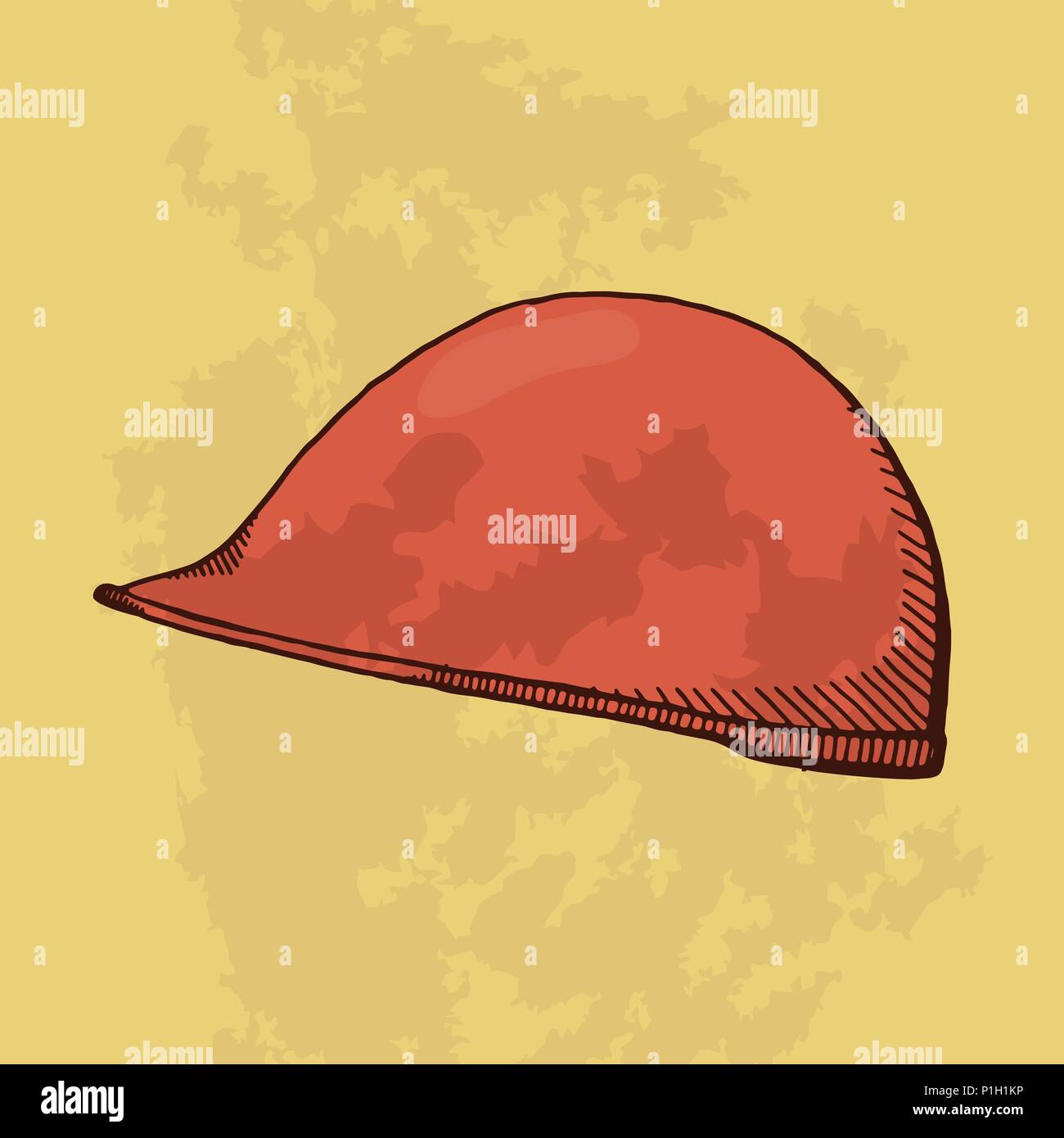 Protective helmet for construction Stock Vector