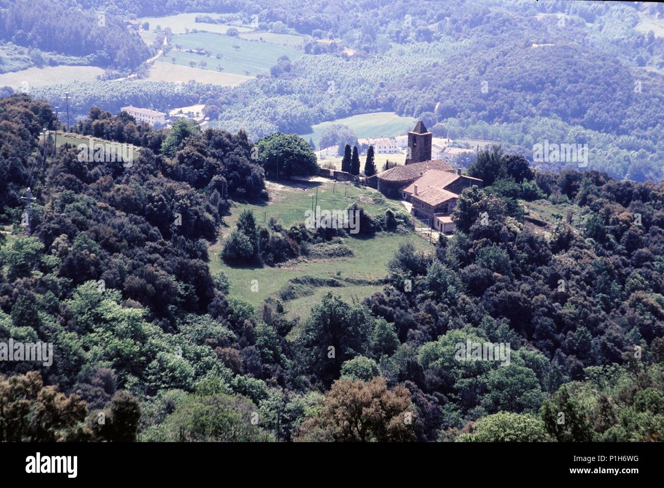 Montseny Natural Park; Fogars de Montclús hermitage. Stock Photo