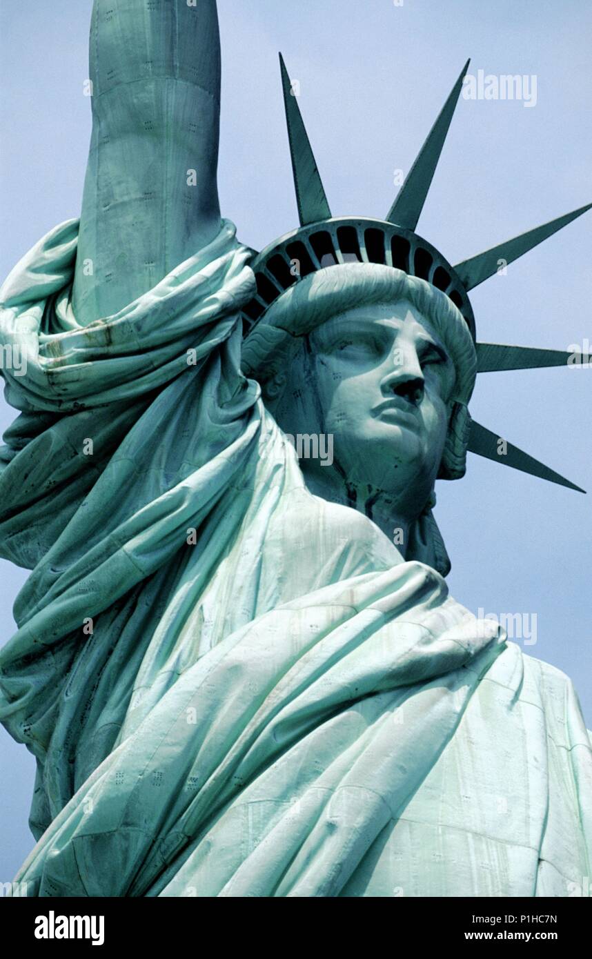 detalle de la Estatua de la Libertad ('Liberty'). Stock Photo