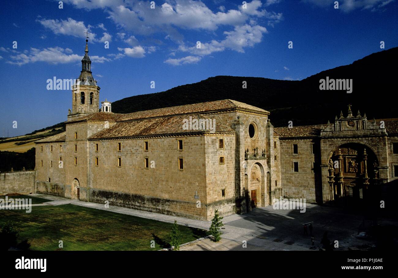 San Millán de la Cogolla; Monasterio de Yuso; (cuna de la lengua castellana  Stock Photo - Alamy
