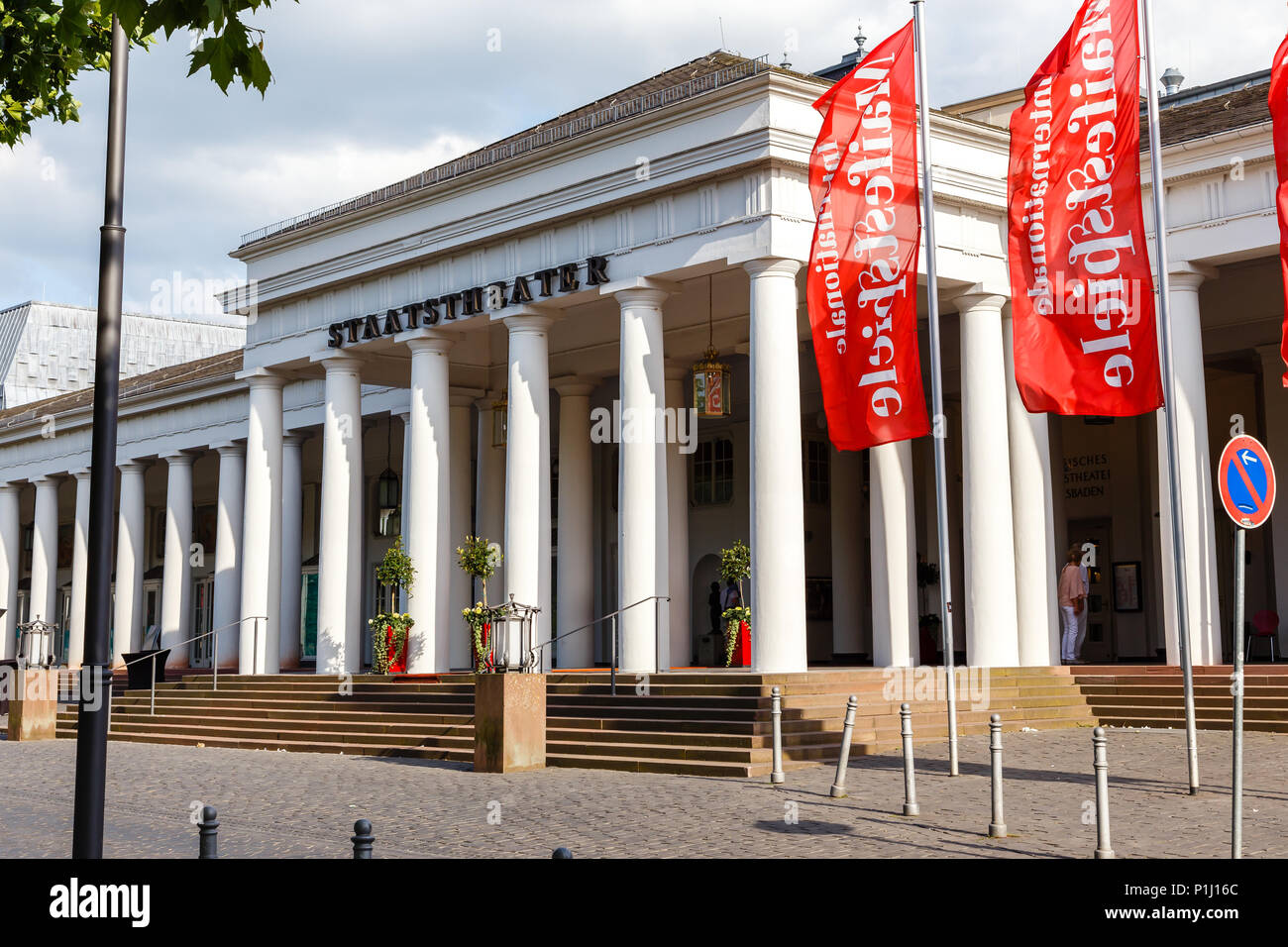 Hessisches Staatstheater Wiesbaden. 31st Mai 2018. Stock Photo