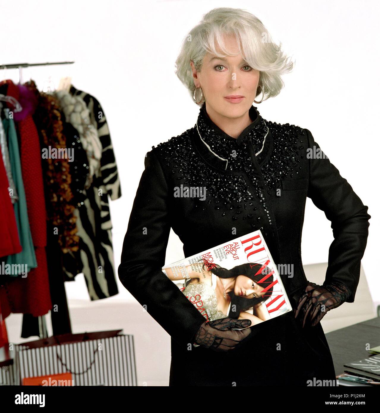 Original Film Title: THE DEVIL WEARS PRADA. English Title: THE DEVIL WEARS  PRADA. Film Director: DAVID FRANKEL. Year: 2006. Stars: MERYL STREEP.  Credit: 20TH CENTURY FOX / Album Stock Photo - Alamy