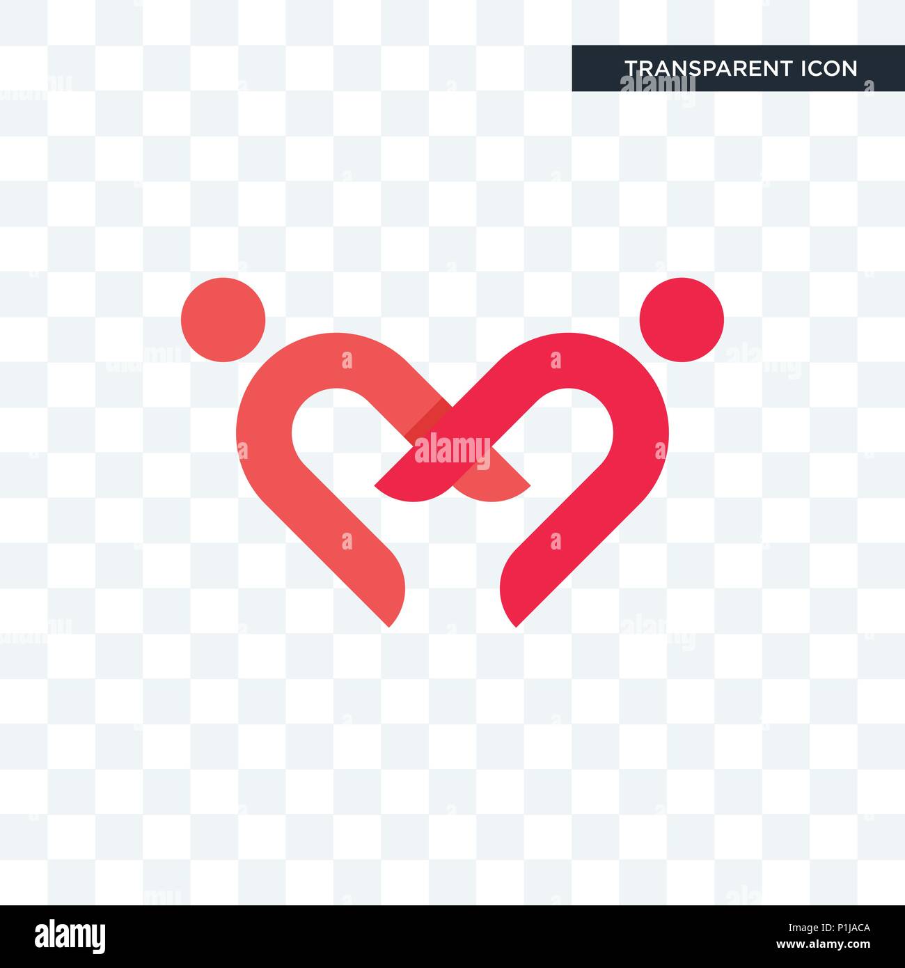 Friendship Vector Icon Isolated On Transparent Background Friendship Logo Concept Stock Vector Image Art Alamy