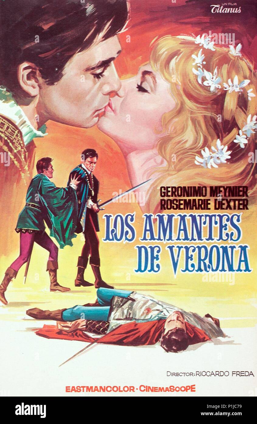 Film poster film title romeo juliet hi-res stock photography and images -  Alamy