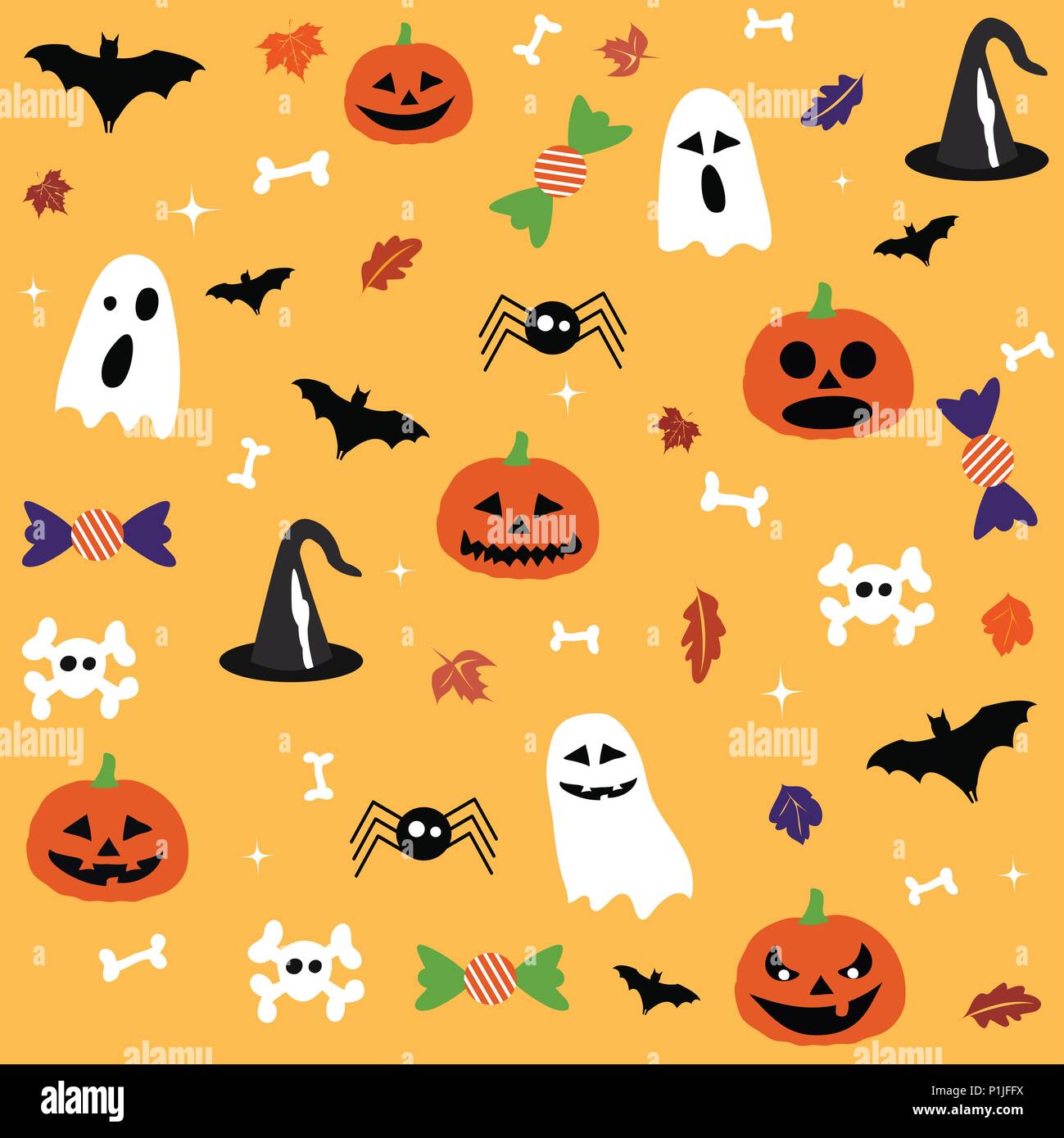 happy halloween wallpaper stock vector image art alamy