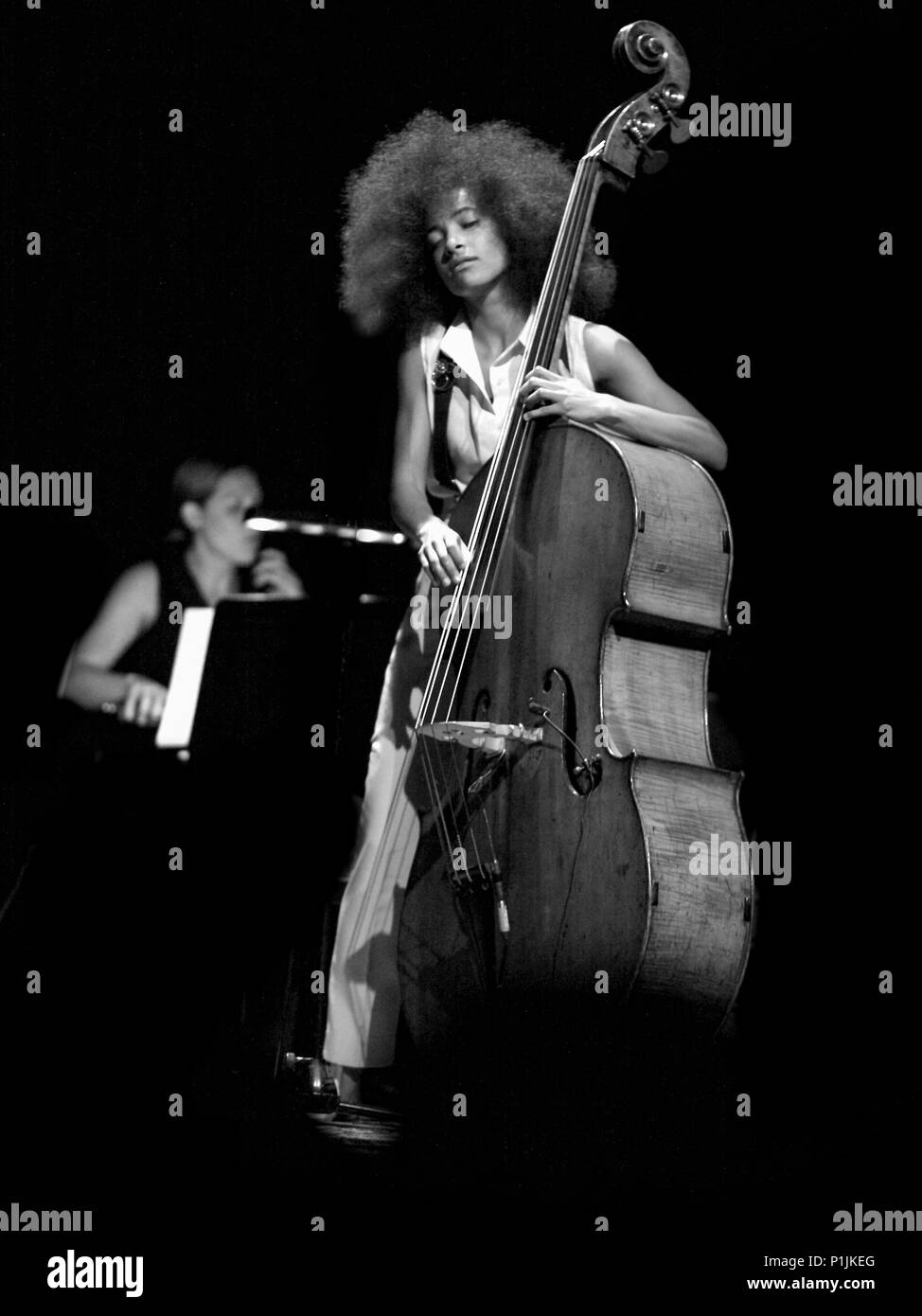 Esperanza Spalding, 2012. Artist Alan John Ainsworth Stock Photo Alamy