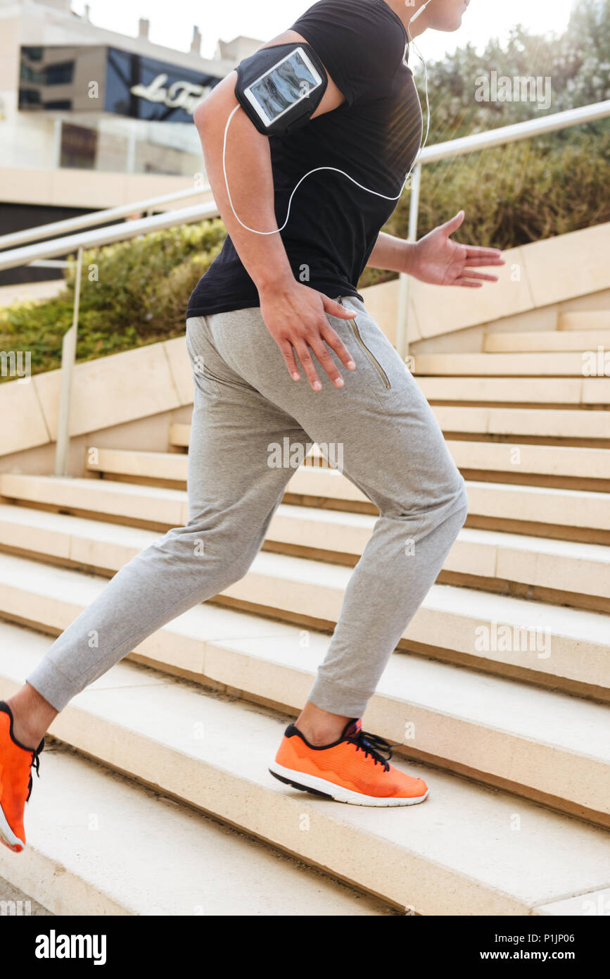 Running In Steps Running on steps hi-res stock photography and images - Alamy