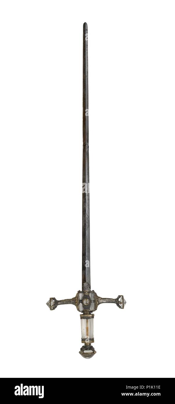 Sword (Henry VIII's sword), 16th century. Artist: Unknown. Stock Photo