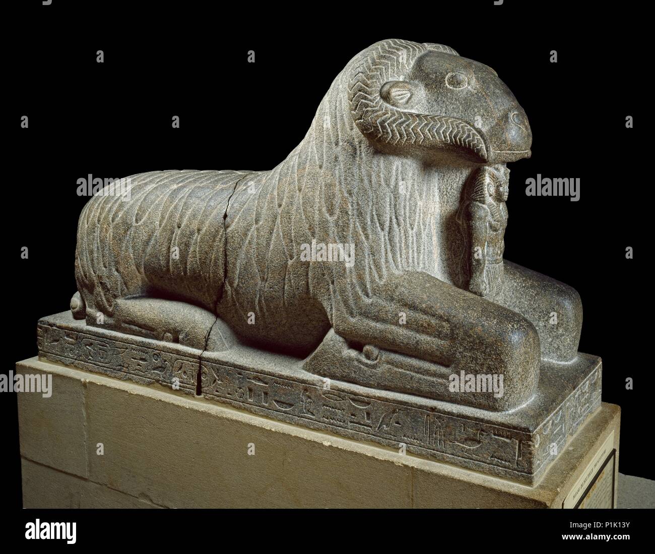 Statue of the ram of Amun, c680 BC. Artist: Unknown. Stock Photo