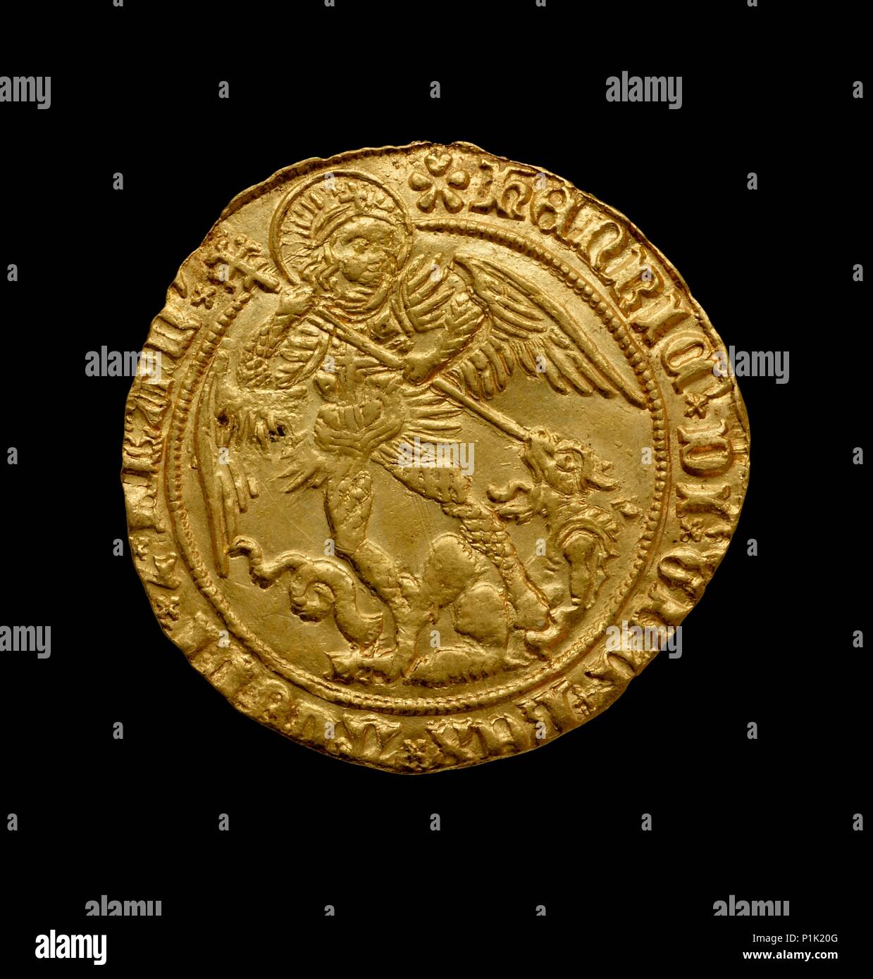 Gold coin angel hi-res stock photography and images - Alamy