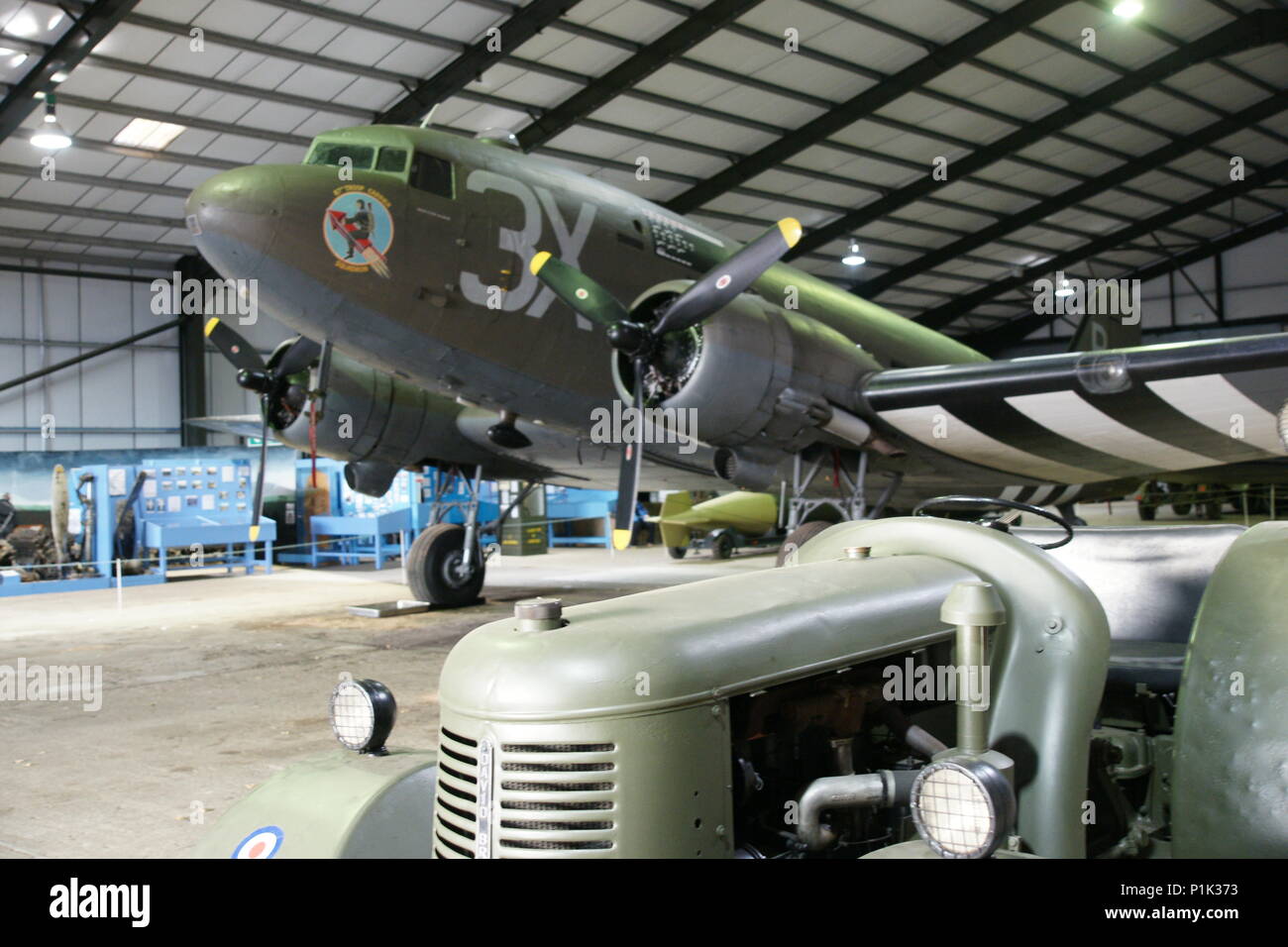 C-47, Dakota, D-day paratrooper transport aircraft Stock Photo