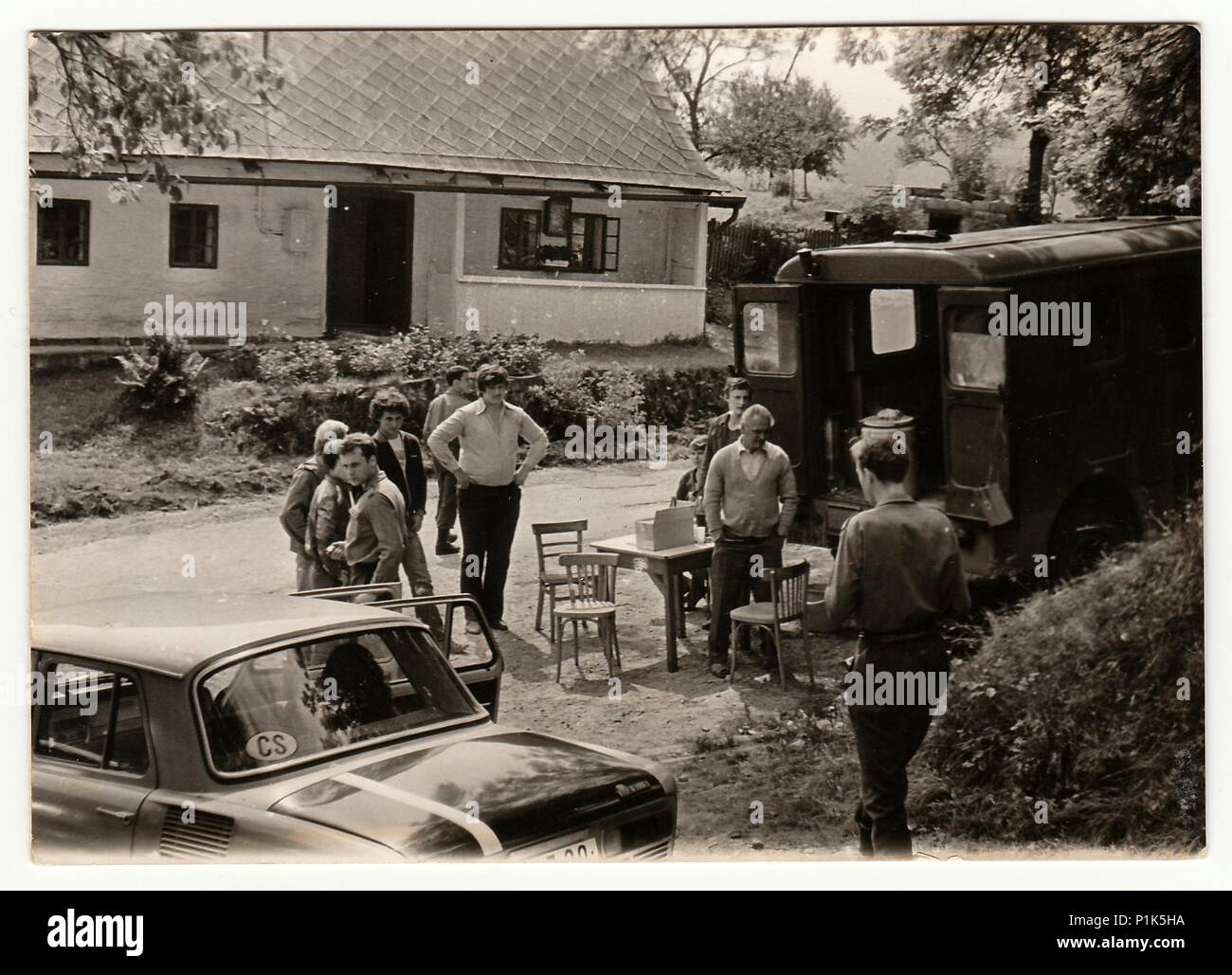 THE CZECHOSLOVAK SOCIALIST REPUBLIC CIRCA 1980s Vintage photo shows