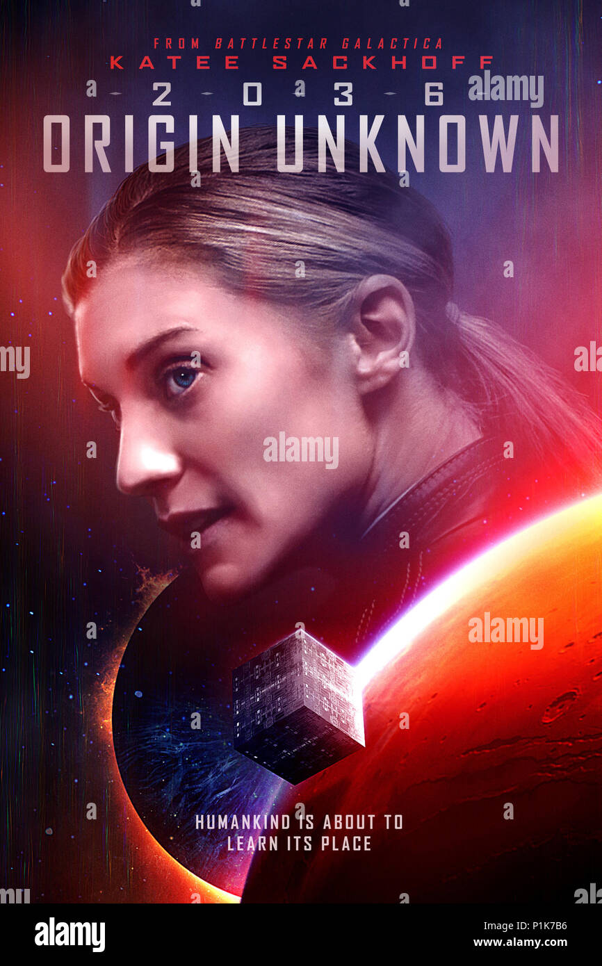 2036 ORIGIN UNKNOWN, US poster, Katee Sackhoff, 2018. Gravitas Ventures