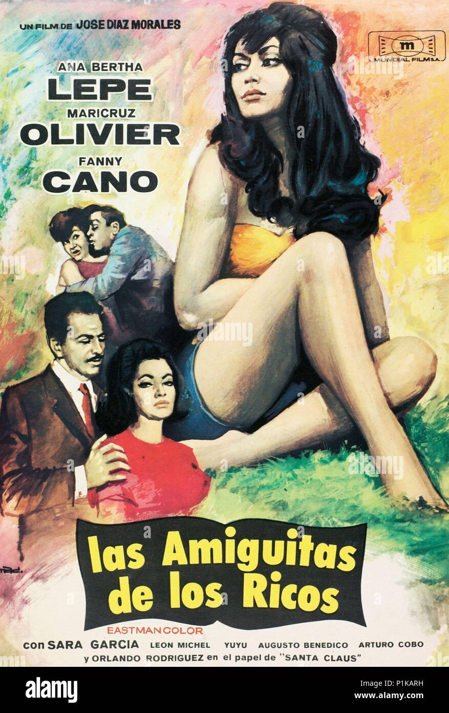 Original Film Title: LAS AMIGUITAS DE LOS RICOS. English Title: LAS  AMIGUITAS DE LOS RICOS. Film Director: JOSE DIAZ MORALES. Year: 1967 Stock  Photo - Alamy