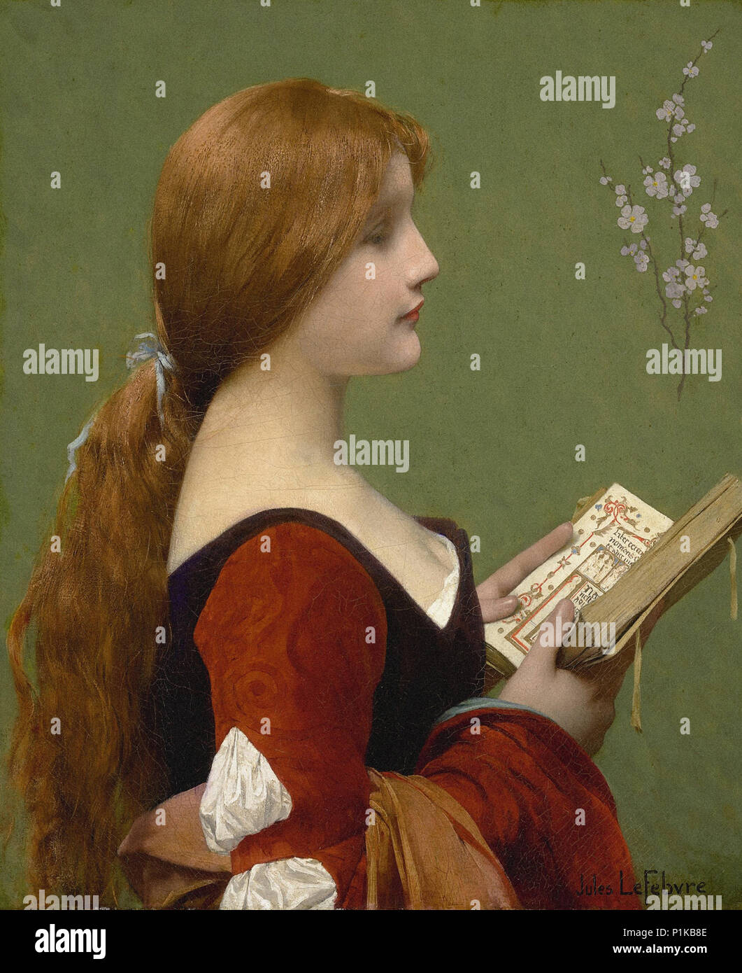 Lefebvre Jules Joseph Jeanne La Rousse Stock Photo Alamy