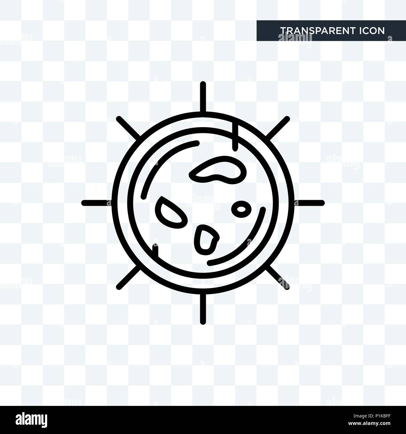 Big Cellule vector icon isolated on transparent background, Big Cellule ...