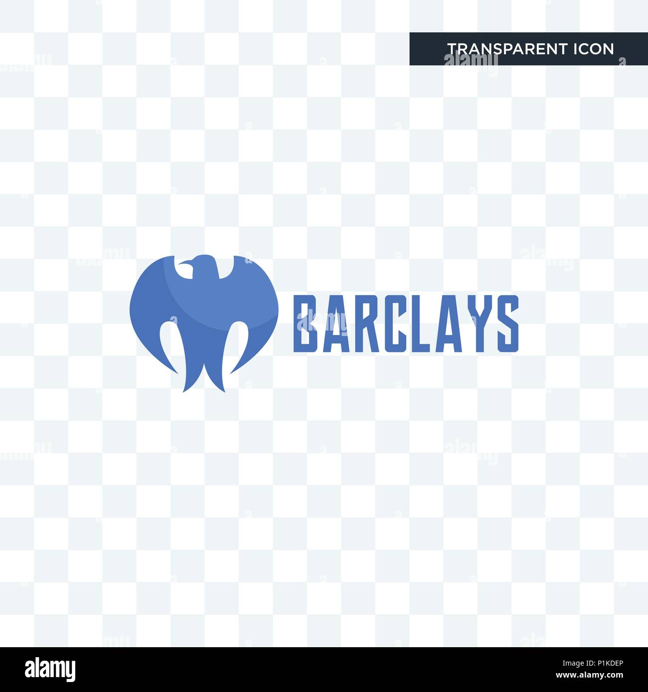 Barclays Bank Vector Icon Isolated On Transparent Background Barclays 
